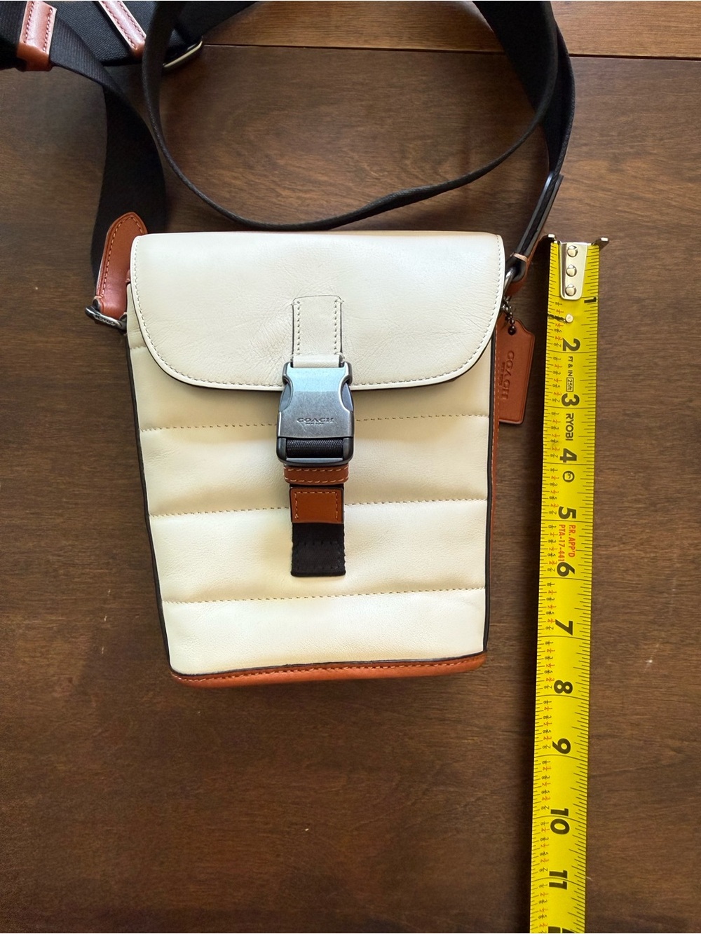 COACH Track Small Flap Crossbody
With Quilting White Style CE651 EUC - Picture 10 of 14
